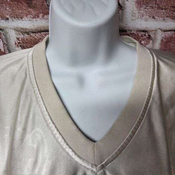 Mitchell & Ness Legends Jersey Size 54 Yellow Elway Marino Montana Unitas V Neck - Picture 7 of 9